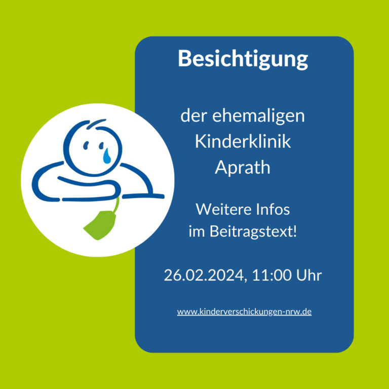 Ortsbegehung Kinderklinik Aprath