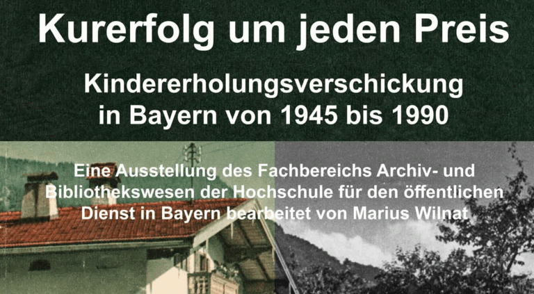 Kurerfolg um jeden Preis – Katalog über Kinderverschickung