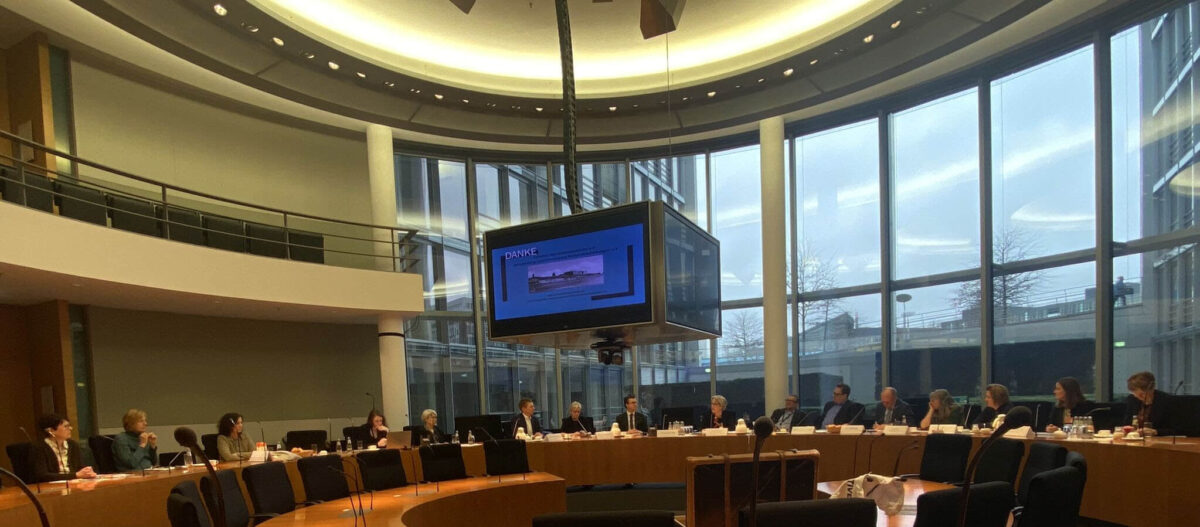 Fachgespräch mit Bundestagsabgeordneten am 22.02.2024: