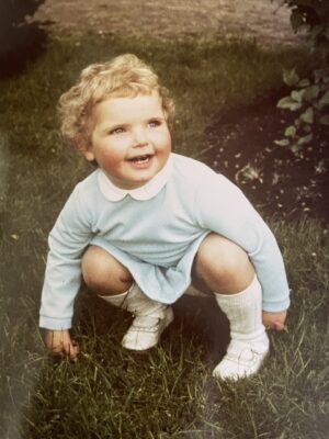 Silke 1971 mit 2 Jahren