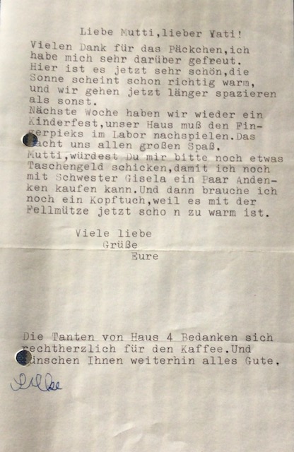 Brief Silke 1975
