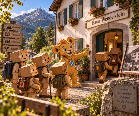 Führung durch ehemaliges Kinderverschickungsheim Wendelstein.